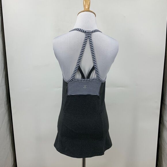 Athleta Fulfillment Tank Top Women S Small Shelf Bra Back T Strap Athletic Shirt - Picture 3 of 13